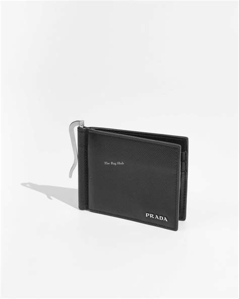 prada paperclip wallet|Prada saffiano wallet.